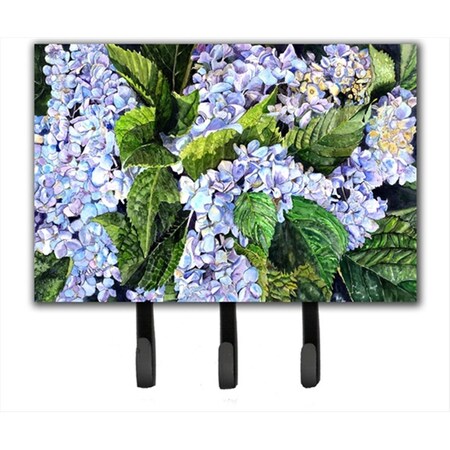 Carolines Treasures 6 x 9 In. Hydrangea Leash or Key Holder 8730TH68